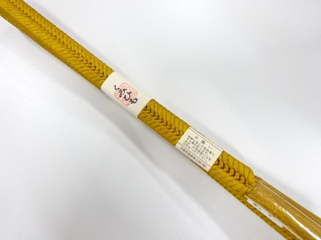 未使用品　正絹　手組帯締め